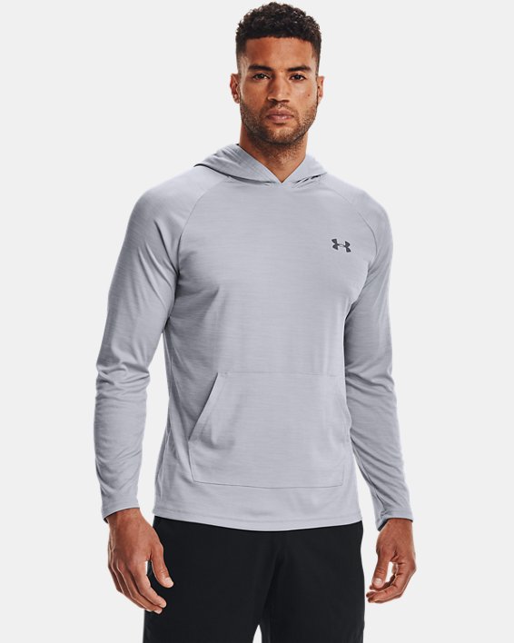 Sudadera con capucha UA Velocity para Hombre, Gray, pdpMainDesktop image number 0